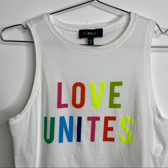 Express Love United Rainbow Pride Tank - Picture 3 of 7